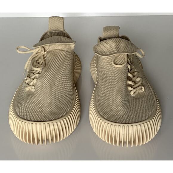 NIB $920 Bottega Veneta Men\'s Tech Knit Cane Sugar Sneakers 8 US (41 Eu) 690112 main image 13